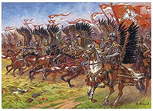 Zvezda 8041 Polnische geflügelte Husaren 1:72