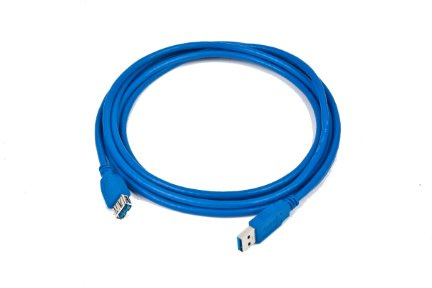Gembird CCP-USB3-AMAF-6 High End USB 3.0 Verlaengerungskabel USB A Stecker auf USB A Kupplung 1,8m Blau