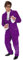 Fun Shack Costume Anni 70 Uomo Viola - Abito Carnevale Vintage, Vestiti Film 60-70 per Halloween, Compleanni e Party, XL