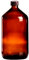 5 x Braunglasflasche 1000ml / Medizinflasche inkl. Standard-Schraubverschluss braun DIN 28
