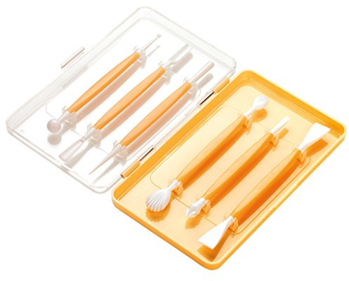 Tescoma 632912 Attrezzi per Modellare la Pasta di Zucchero, Set 6 Pezzi