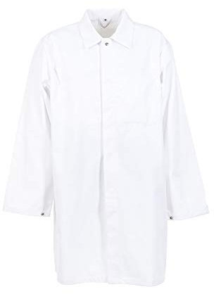 Planam 5360048 Food Herren Berufsmantel, Reinweiß, Größe M