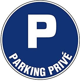 Panneau Parking privé - Rigide Ø300mm - 4060446