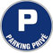 Panneau Parking privé - Rigide Ø300mm - 4060446