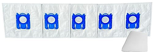 5 sacs d'aspirateur de qualité supérieure adaptés à l'aspirateur Electrolux ZJG 6822 JetMaxx Green