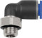RIEGLER 109265-125.014-4 Blaue Serie - Racor en L (giratorio, G 1/4 exterior, 4 mm de diámetro, 1 unidad)