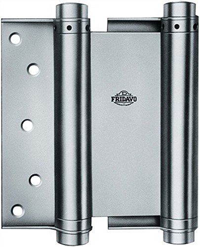 FRIDAVO Spiralfeder-Pendeltürband Modell M Gr.39 L.175mm Stahl verzinkt, Industriell, 2 Stück