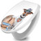 banjado Toilettendeckel mit Absenkautomatik 44,5x37cm / WC Sitz mit Absenkautomatik/Toilettensitz Duroplast mit Edelstahl Scharnieren/Klodeckel mit Absenkautomatik Motiv Bayer Jack Russel
