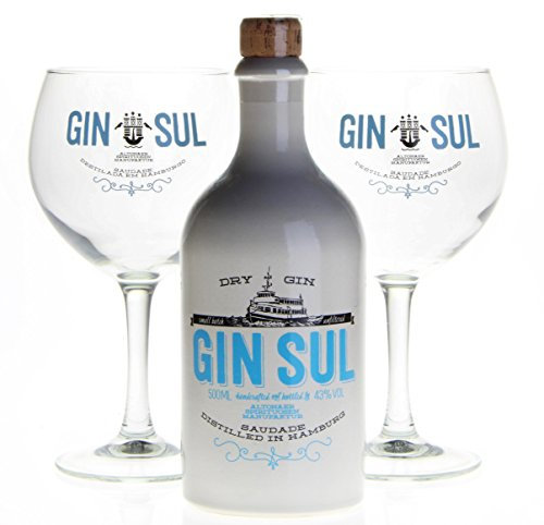 GIN SUL (1x500ml) mit 2 Gin Sul Ballongläser