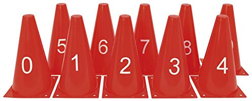 Eduplay Markierungskegel Zahlen, 10er Set