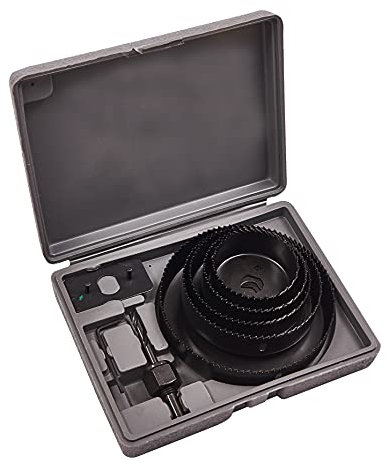Amtech M1530 8 Piece circular hole saw kit