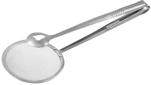 Zenker 42907 Pince de cuisine, pince à friture, pince pour beignet au chocolat, Acier inoxydable, 28,5 x 10 cm, Argent