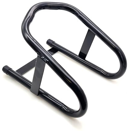 BIKE IT Motorcycle Wheel Chock Brace 160mm – Steel Wheel Holder for Transport, Storage & Transit – Floor or Trailer Mount – Ideal for Vans, Garages & Trailers