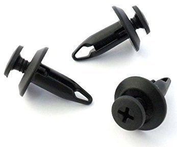 6mm Hole Plastic Rivet Trim Panel Retainer Clips