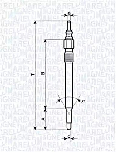 Magneti Marelli UC44A Zndkerze