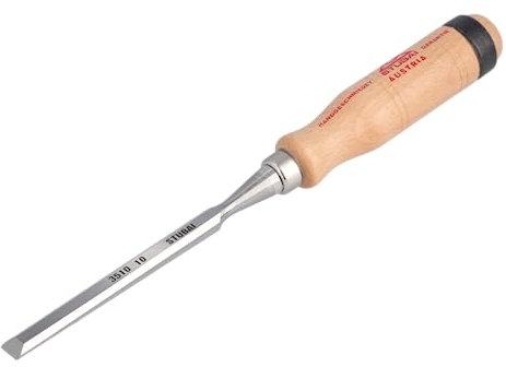 Stubai 351010 Scalpelli per Falegname, Manico in Legno, 10 mm