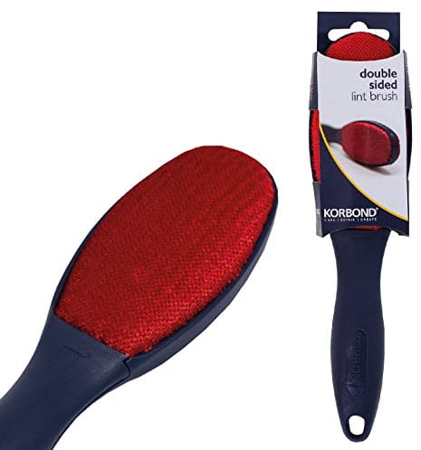 Korbond Brosse à vêtements Double Face Bleu
