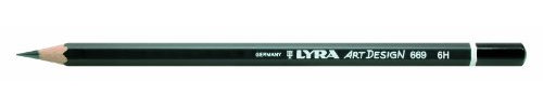 LYRA Crayon Rembrandt pour dessin d’art Mine 6H Noir