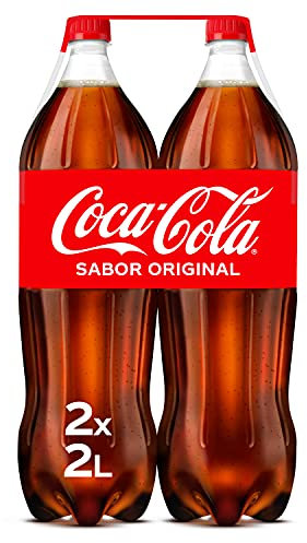 Coca-Cola Sabor Original - Refresco de cola - Pack 2 botellas 2 L