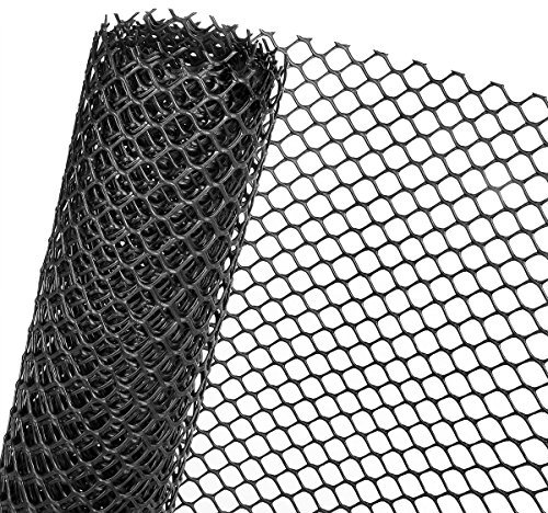 Rejilla protectora de césped HaGa de 1,3 m de plástico – Rejilla de césped resistente y transitable para jardín y césped (por metro)