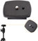 Yosoo Kit de conexión de Cabeza de trípode de Viaje cámara réflex Digital SLR Repuesto Sistemas de conexión rápida Placa de Montaje Plataforma Placas de liberación rápida