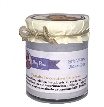 Pintura Multisuperficie al agua Mate efecto Chalk 250 (Gris Violeta)