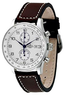 Zeno-Watch Herrenuhr - X-Large Retro Chronograph Bicompax - P557BVD-e2