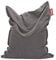 Fatboy Original Stonewashed Grau Sitzsack | Klassischer Indoor Beanbag aus Baumwolle, Sitzkissen | 180 x 140 cm
