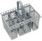 Ariston Hotpoint C00257140 - Cesta para cubiertos (207 x 160 x 220 mm), color gris