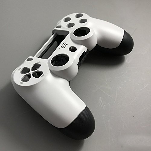 Carcasa completa de repuesto para controlador PS4 versión antigua JDS-001 JDS-010 JDS-011 (blanco-negro)