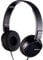 Sony MDRZX110B.AE Lightweight Foldable On-Ear Headphones Compatible with Smartphones, Tablets, Laptops, and MP3 Devices - Black