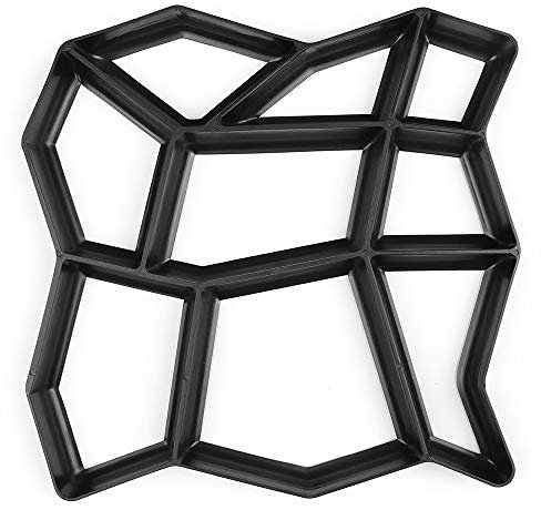 Zitainn Pavage Chemin Border Maker Chemin Mouleur Réutilisable Béton Ciment Pierre Conception Pavé Marche Moule DIY Réutilisable Béton Brique Moule