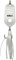 Zeck Blinker zum Wallerfischen - Blinker Jörg Octo Spoon - White - 45g
