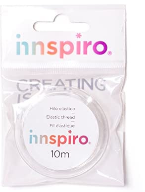 INNSPIRO Elastisches Faden, transparent, 0,3 mm, 10 m.