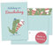 Decento® Einladung Einschulung Dino mit Schultüte - 8 Klappkarten mit Umschlag für Jungen - zum Schulanfang und Schulbeginn - Einladungskarten zum Ausfüllen und Beschriften