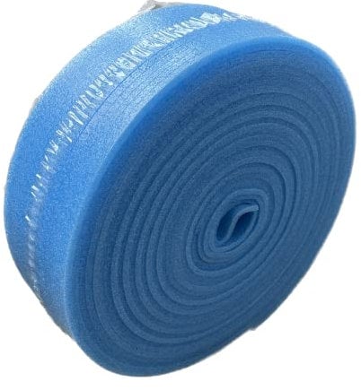 Randstreifen für Fußbodenheizung Rolle 25 Meter | 150 x 8 mm | Randdämmstreifen Randstreifen Randdämmung | Fussbodenheizung | Blau | haltbares