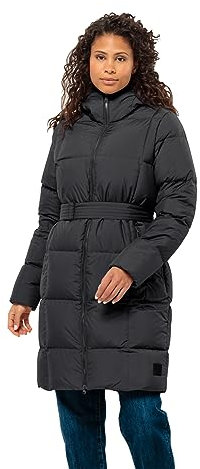 Jack Wolfskin Damen Frozen Lake Coat W Daunenmantel, Black, XS