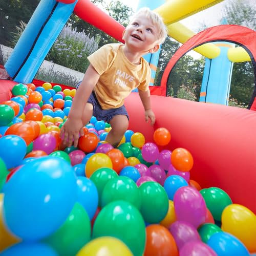 Home Deluxe - Spielbälle Spin - Bälle für Bällebad - Bunt, 480 Stück I Babybälle Kugelbad Plastikbälle hat Kontextmenü