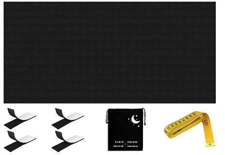 Tenda Oscurante Portatile,78,7 x 57,1 Tende Oscuranti con 4 Adesivi per Finestra per Camera Soggiorno Viaggio