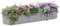 Outsunny Hochbeet Metall, Pflanzkasten, Gemüsebeet, DIY Blumenkasten mit offenem Boden, Kräuterbeet für Garten, Balkon, Silber, 195 x 62 x 30 cm