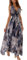CheChury Damen Sommerkleid Lang Maxikleid Sommer V Ausschnitt Kleid Floral Maxikleider Elegant Freizeitkleider Ärmellos Strandkleid Lang Kleider Partykleid Freizeitkleider Boho Beach Maxi Dress,Blau,S