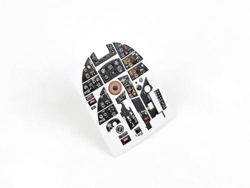 Red Fox QS-24010 1/24 Hawker Typhoon Mk.Ib 3D Acryl Instrumentententafel für Airfix