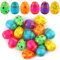 ACTOYS Ostergeschenke Kinder, Ostern Geschenke Kinder, Ostereier zum Befüllen, Ostereier zum Aufhängen, Plastikeier, Ostereier Plastik, Ostereier, Osterdeko zum Aufhängen, Ostereier Deko, 36 pcs (36B)