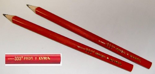 Lyra Profi Zimmermannstift Bleistift angespitzt