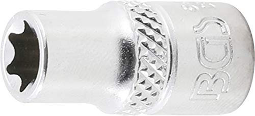 BGS 6408 | Douille pour clé, profil E | 6,3 mm (1/4) | E8