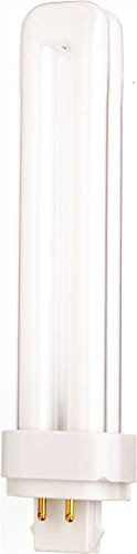 Satco S8339 3500K 26-Watt G24q-3 Base T4 Quad 4-Pin Tube for Electronic and Dimming Ballasts,White, 1 Count (Pack of 1)