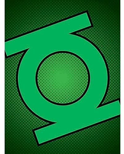 DC Comics Green Lantern Symbol Canvas Print, 60 x 80 cm