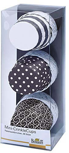 Birkmann Mini-CrinkleCups Schoko, Kunststoff, Grau, 5 x 3 x 2 cm