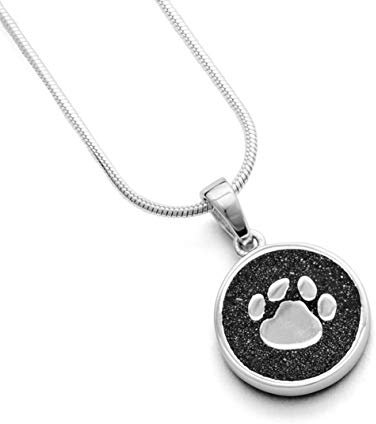 DUR Damen Anhänger Lucky Dog aus 925er Silber | Lavasand | P2940
