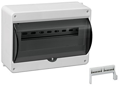 Aufputz Verteilerkasten Kleinverteiler IP30 1 reihig für max. 12 Automaten